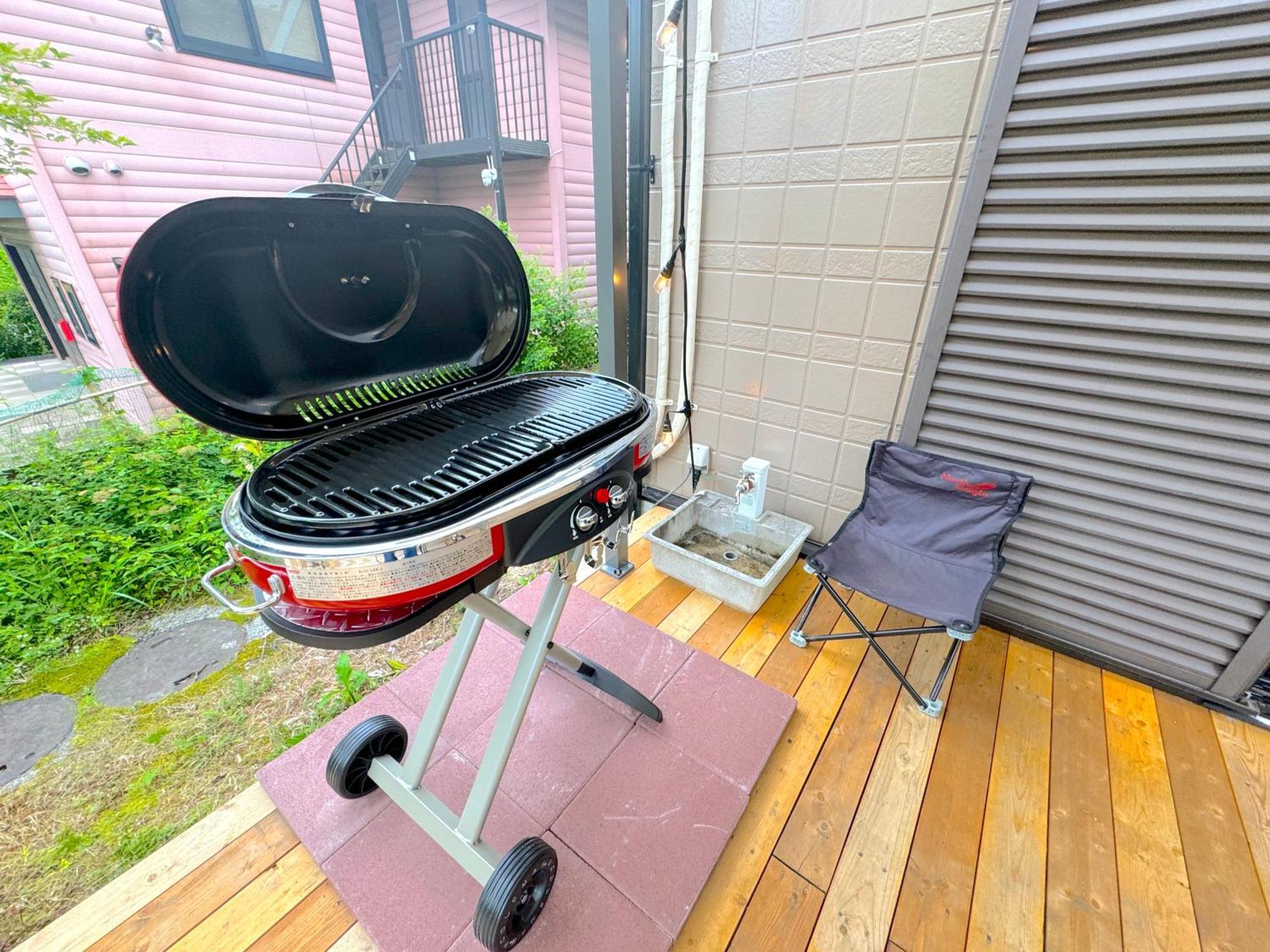 New Open Bbq ウッドデッキ テントサウナ 最大13名宿泊可能 别墅