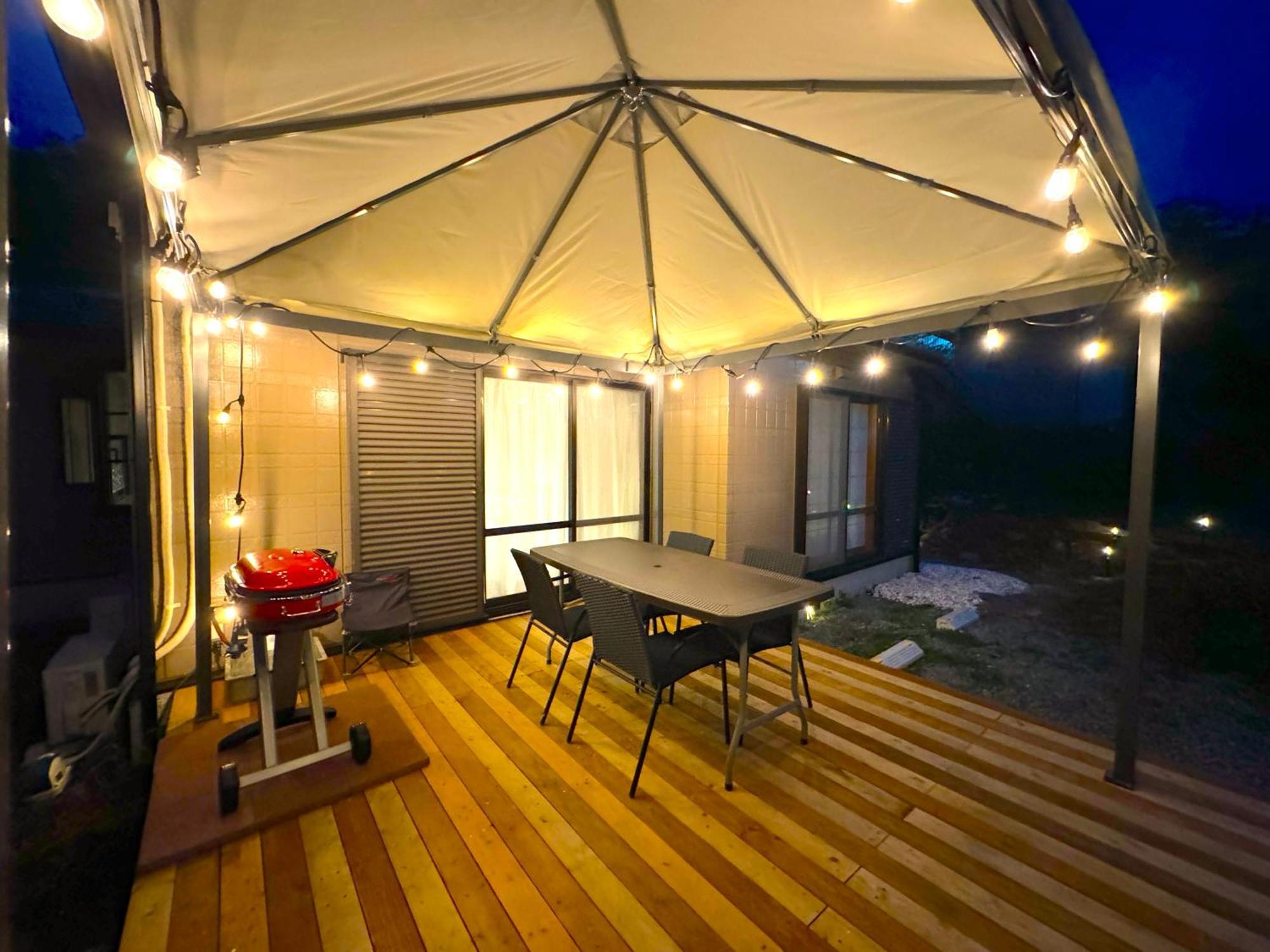 New Open Bbq ウッドデッキ テントサウナ 最大13名宿泊可能